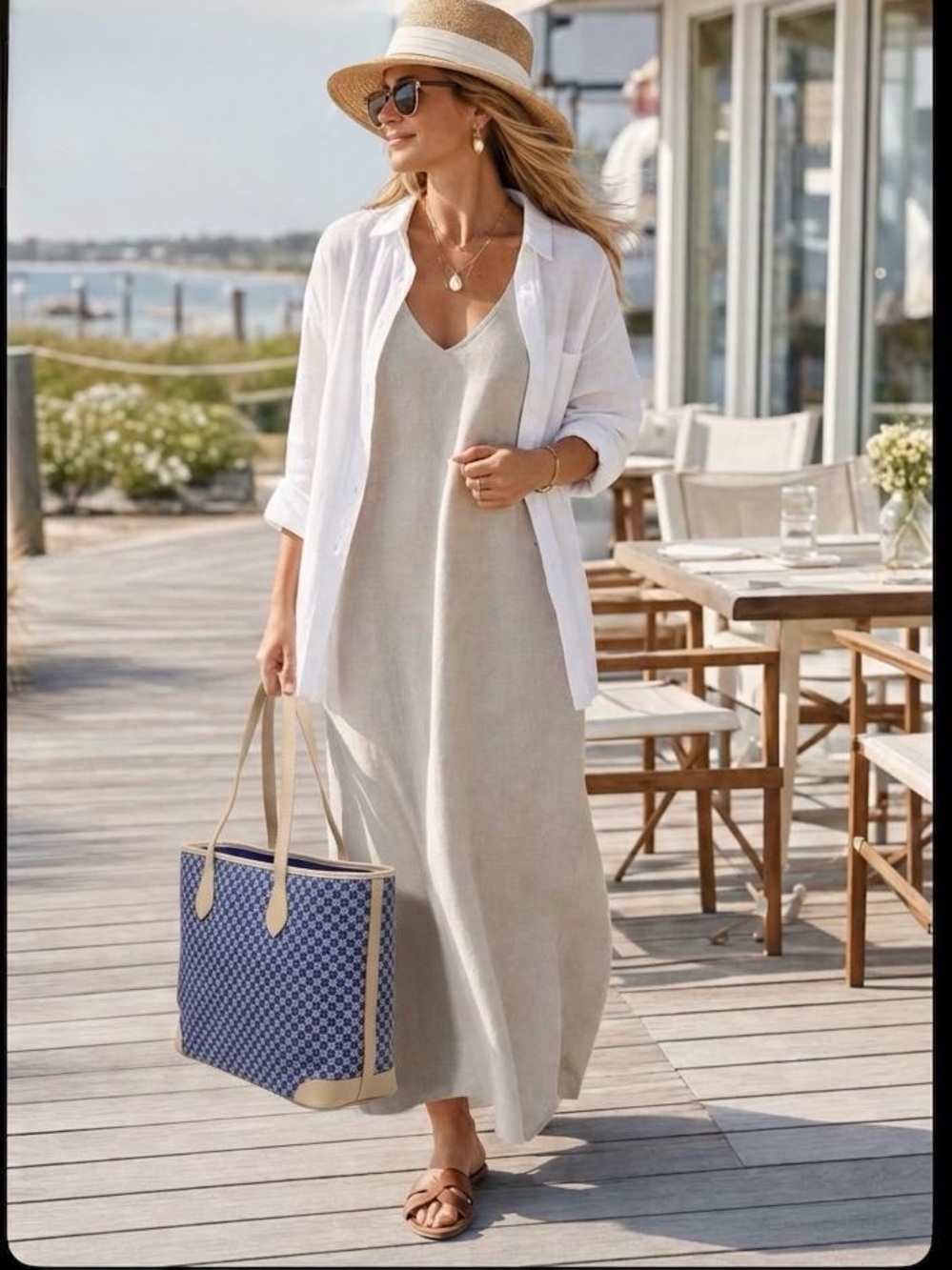 Isabella Canvas Shopper With Removable Clutch